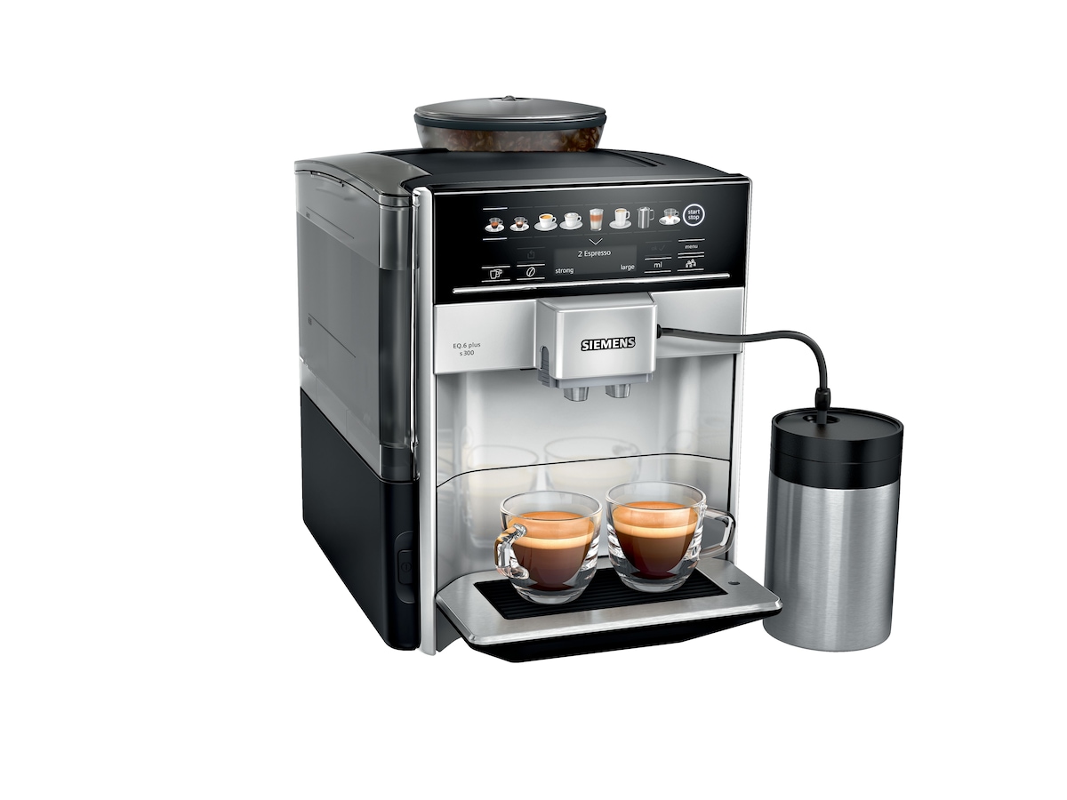 Siemens TE653M11RW EQ6 Plus Espressomaskin Sort Espressomaskiner