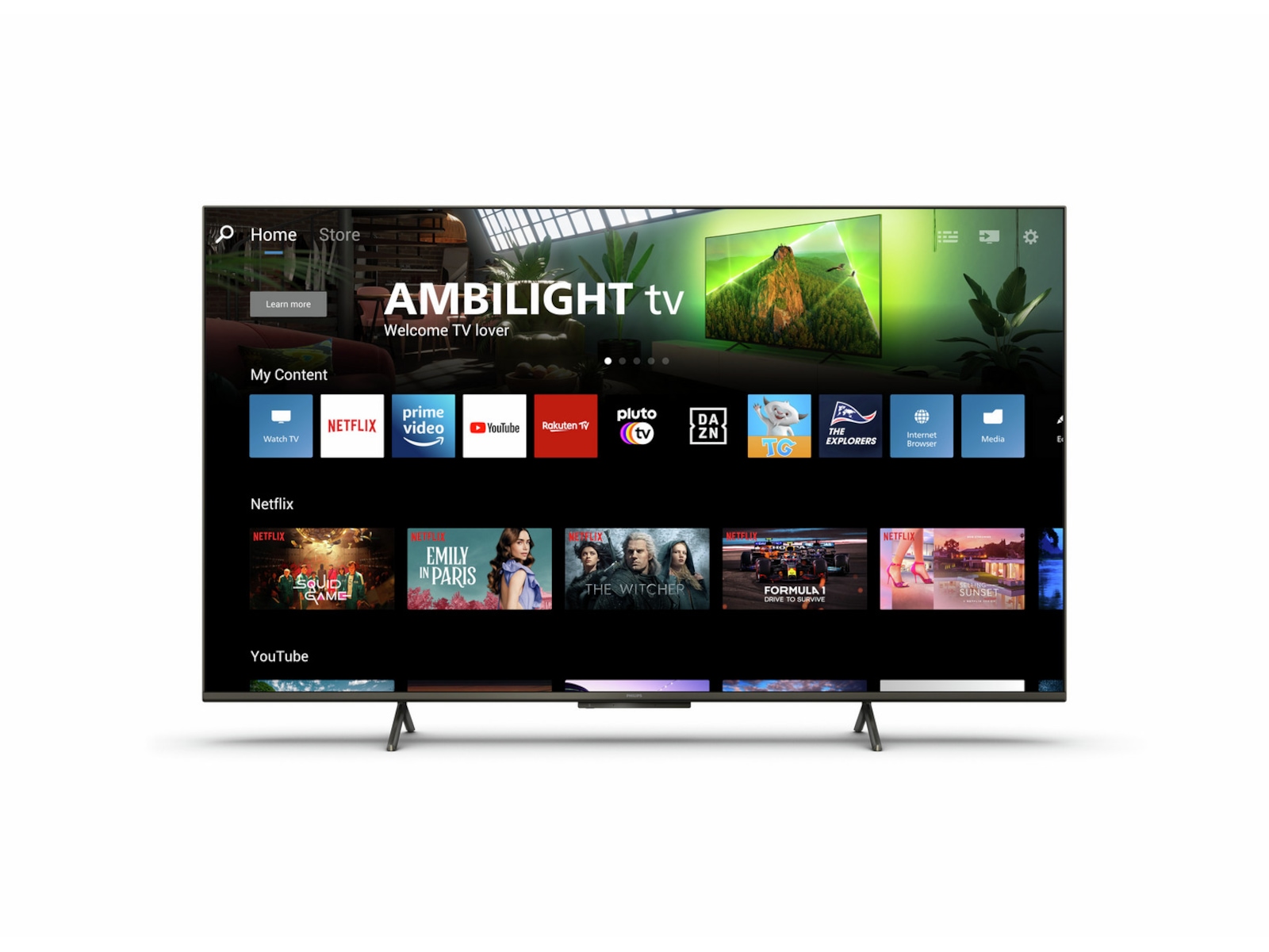 Philips K Uhd Ambilight Pus Tv Er Komplett No