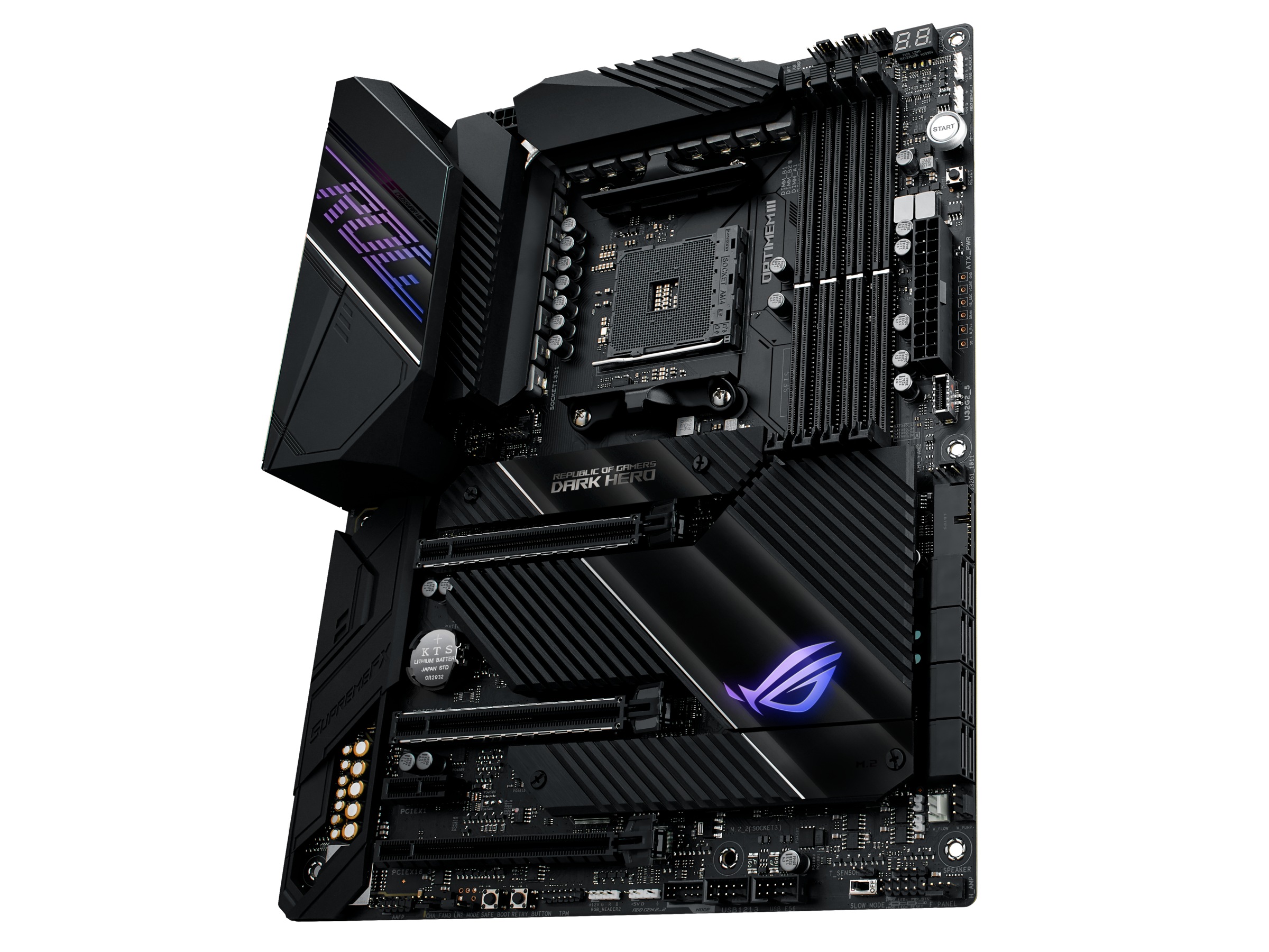 ASUS ROG Crosshair VIII DARK HERO Hovedkort AMD Socket Komplett No