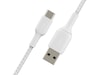 Belkin USB-A til USB-C kabel 2m (hvit) USB-kabler