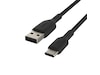 Belkin USB-A til USB-C kabel 3m (sort) USB-kabler