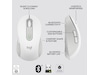 Logitech Signature M650 Medium trådløs mus Offwhite Mus