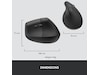 Logitech Lift Vertikal Business mus (graphite) Mus