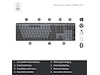 Logitech MX Mechanical Wireless Tactile (graphite) Tastatur