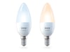 Innr smart lys E14 ambiance hvit 2 pack - fungerer med Philips Hue Lyspærer & LED-pærer