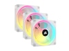 Corsair iCUE LINK QX120 RGB 120mm Vifte 3 pack (hvit) Vifter