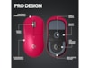 Logitech G Pro X Superlight 2 Lightspeed Trådløs Gamingmus (Magenta) Gamingmus