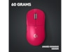 Logitech G Pro X Superlight 2 Lightspeed Trådløs Gamingmus (Magenta) Gamingmus