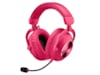 Logitech Pro X 2 Lightspeed Trådløst Gaming Headset (rosa) Gamingheadset