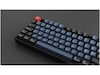 Keychron K8 Pro QMK/VIA RGB Gateron Red trådløst gamingtastatur (sort) Gamingtastatur