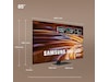 Samsung 85" QN95D Neo QLED 4K TV TQ85QN95D Over 80 tommer TV