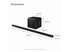 Samsung HW-S810D soundbar med subwoofer (sort) Lydplanker