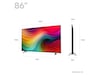 LG 86'' NANO 81 4K TV (2024) 86NANO81T6A TV-er