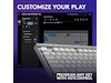 Logitech G G515 Lightspeed Gamingtastatur (hvit) Gamingtastatur