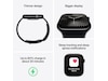 Apple Watch Series 10 GPS + LTE 42mm Aluminium (gagatsvart) Smartklokker