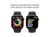 Apple Watch Series 10 GPS + LTE 42mm Aluminium (gagatsvart) Smartklokker