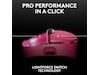 Logitech G Pro X Superlight 2 DEX trådløs gamingmus (rosa) -B-Grade Demo mus