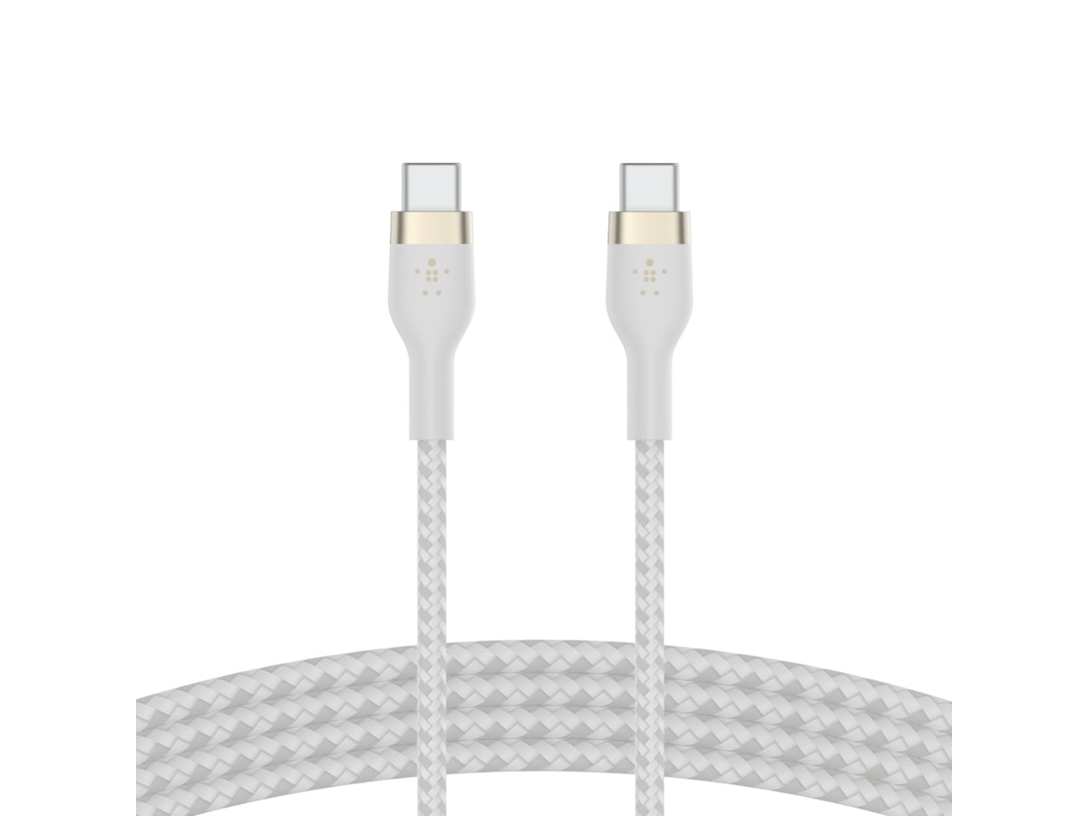 Belkin USB-C til USB-C kabel 3m (hvit) USB-kabler