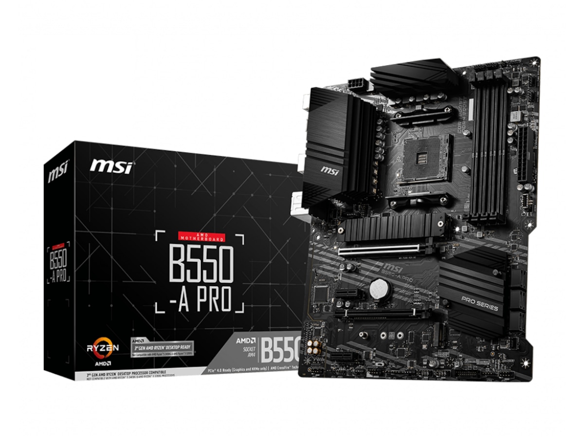 Msi b550 a pro подключение