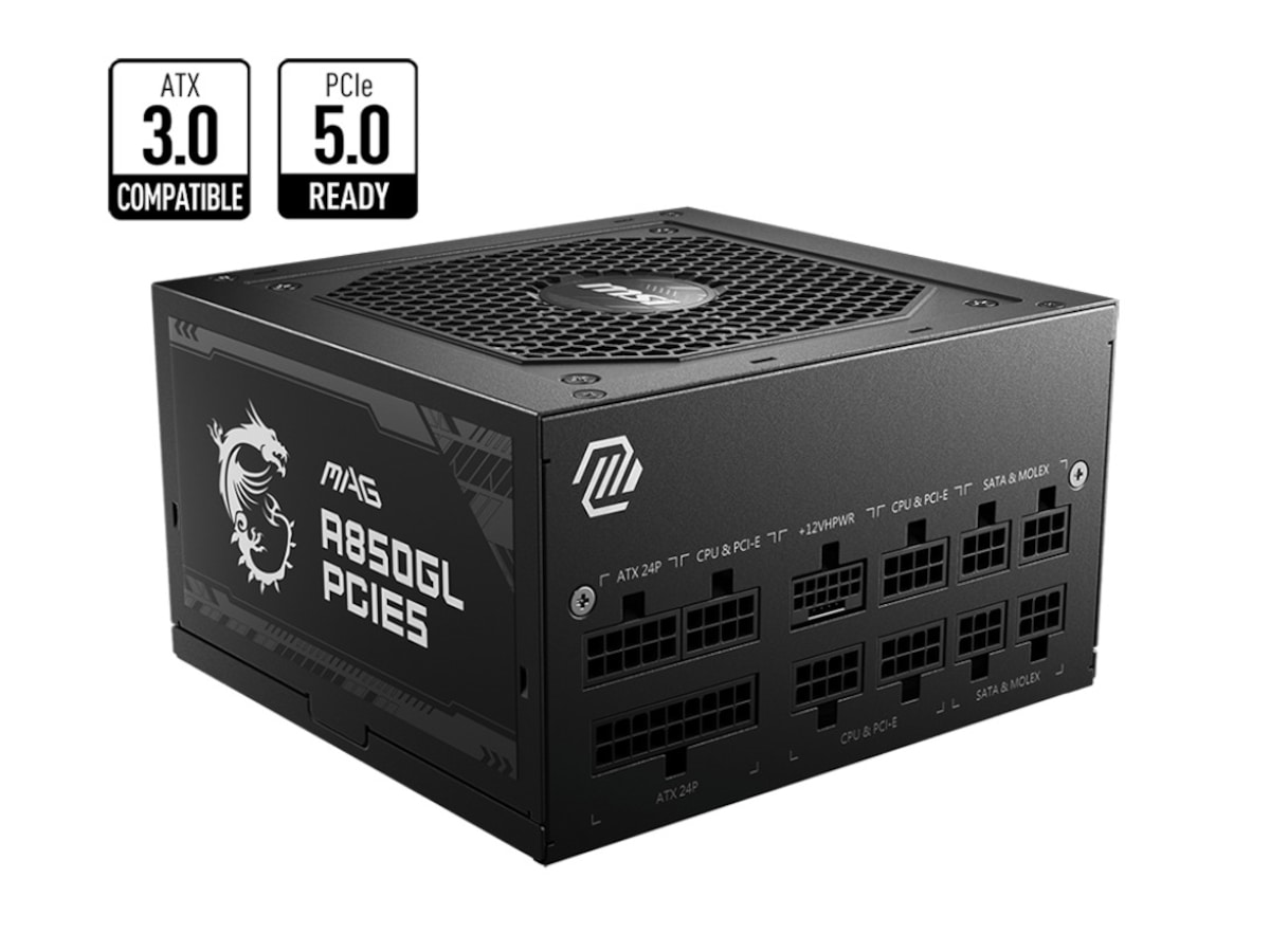 MSI MAG A850GL PCIE5 850W PSU Enheter