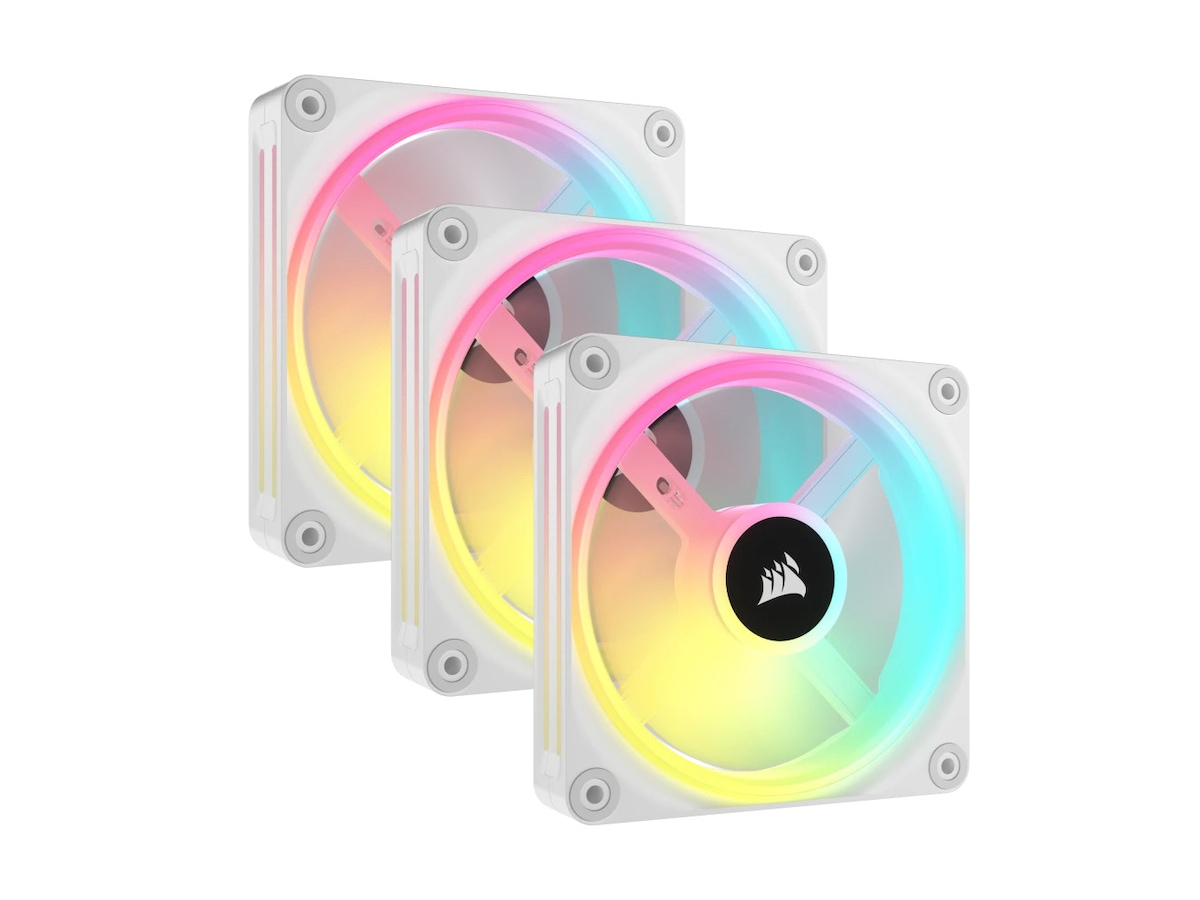 Corsair iCUE LINK QX120 RGB 120mm Vifte 3 pack (hvit) Vifter