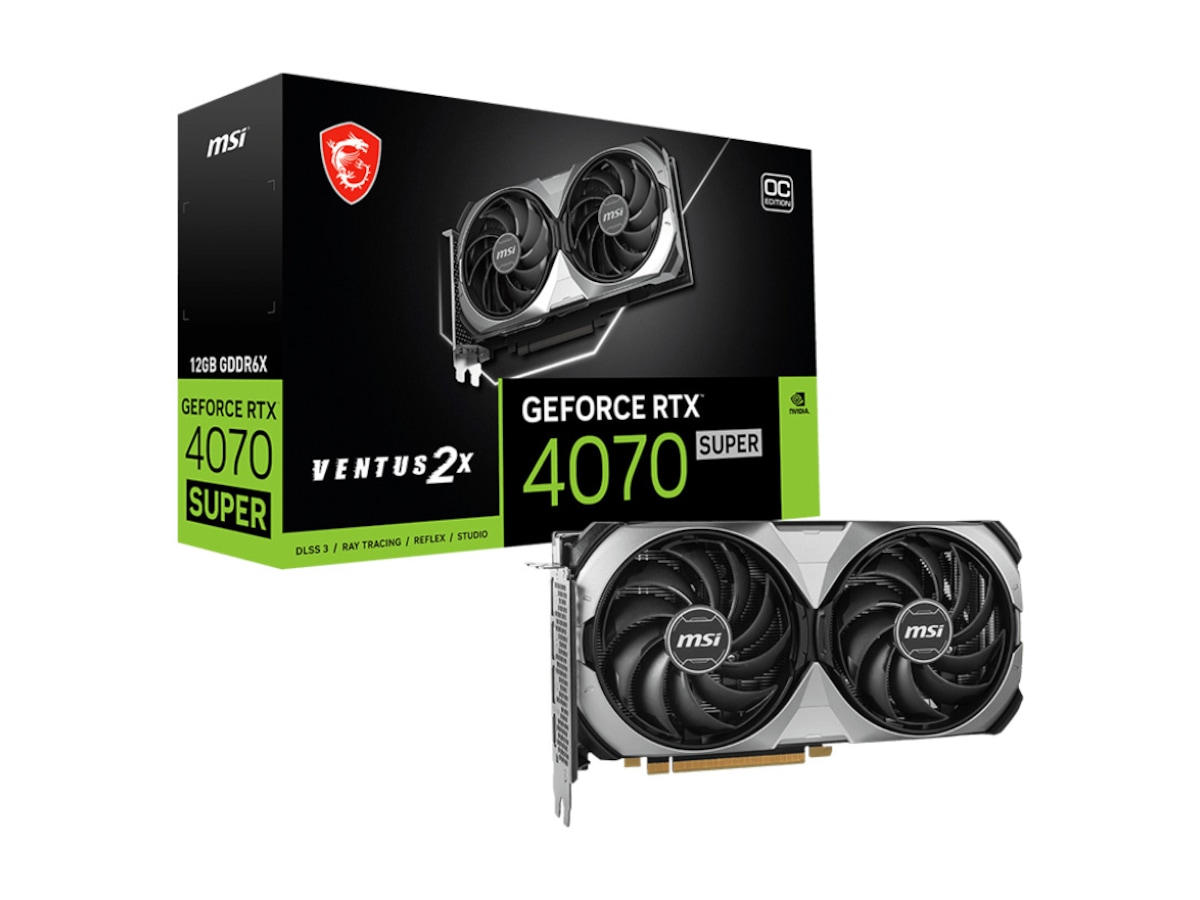 MSI GeForce RTX Ventus 2X 4070 SUPER OC Skjermkort