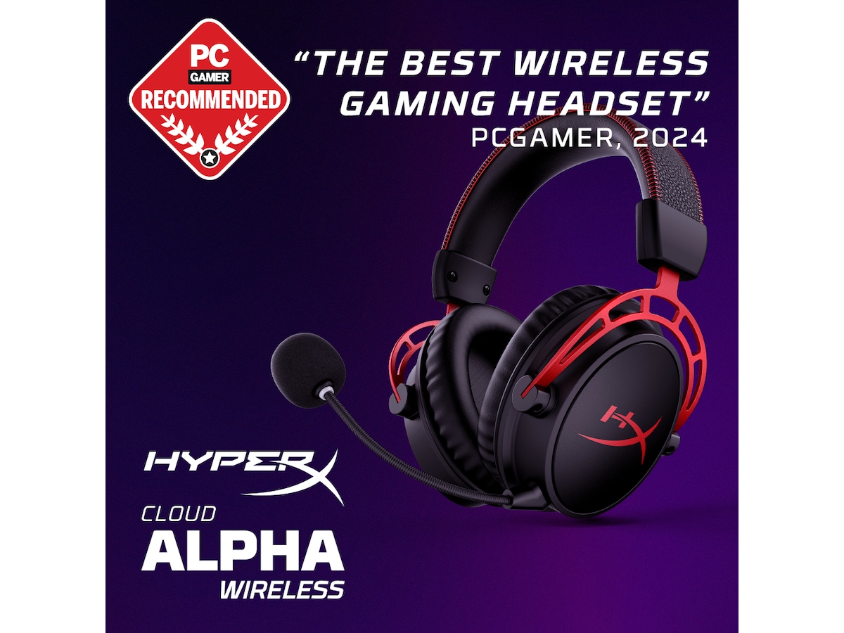 HyperX Cloud Alpha Trådløst Gaming Headset (sort) Gamingheadset