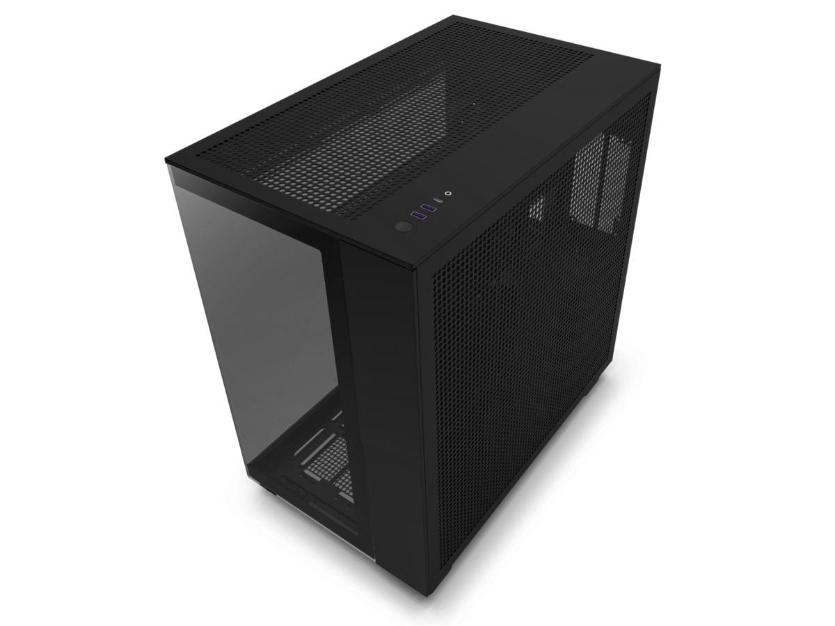 NZXT H9 Flow Dual Chamber Mid Tower (sort) Midi tower