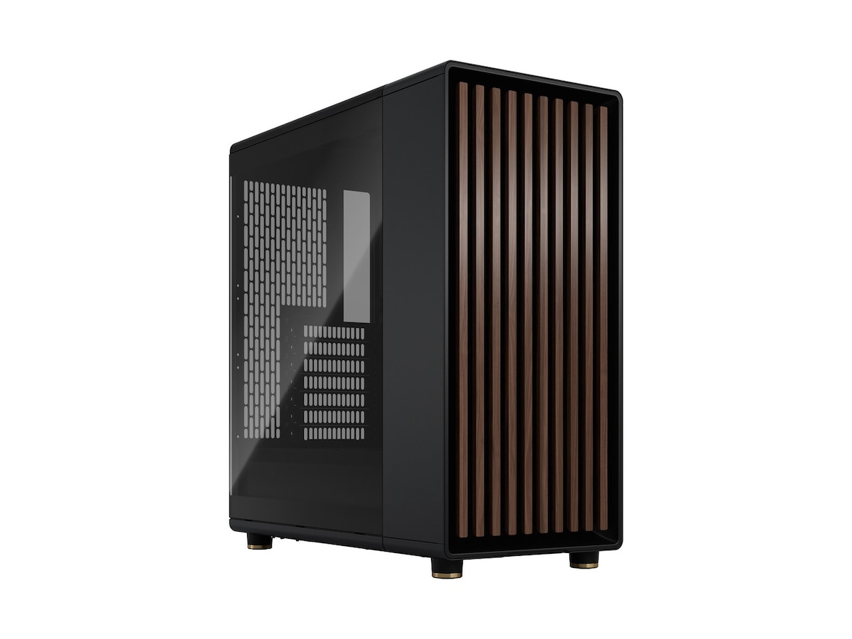 Fractal North Charcoal Black TG Mid Tower Midi tower