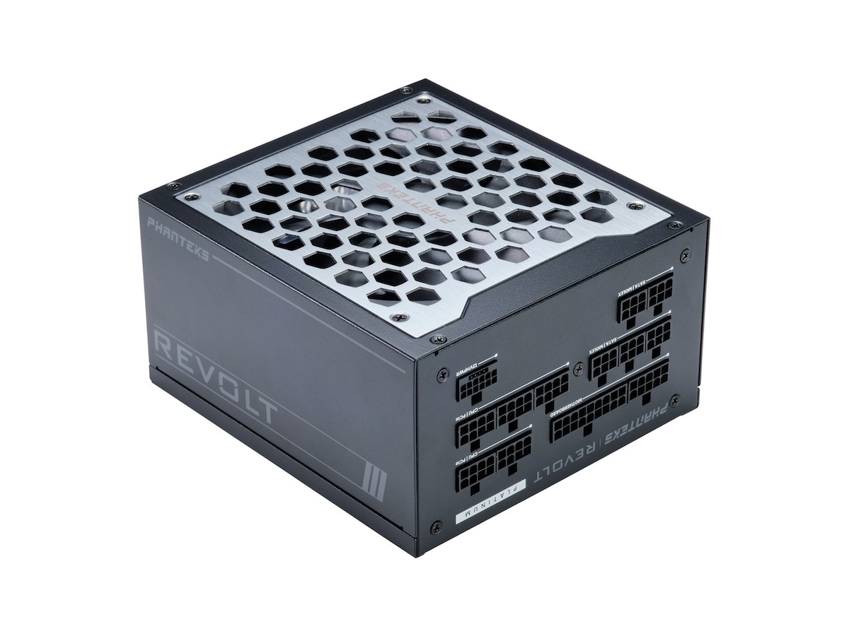 Phanteks Revolt 1000W Platinum PSU (sort) Enheter