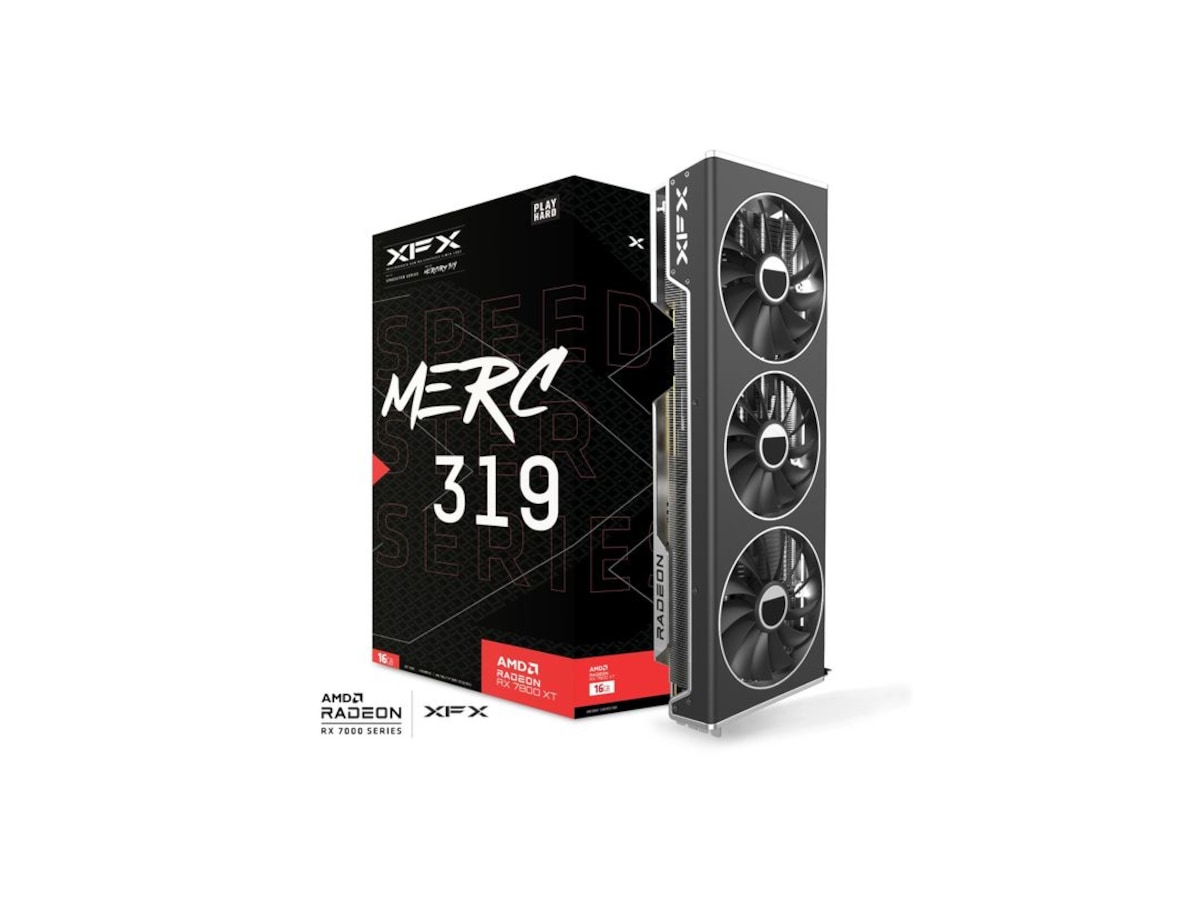 XFX Speedster MERC 319 Radeon RX 7800 XT Black Skjermkort