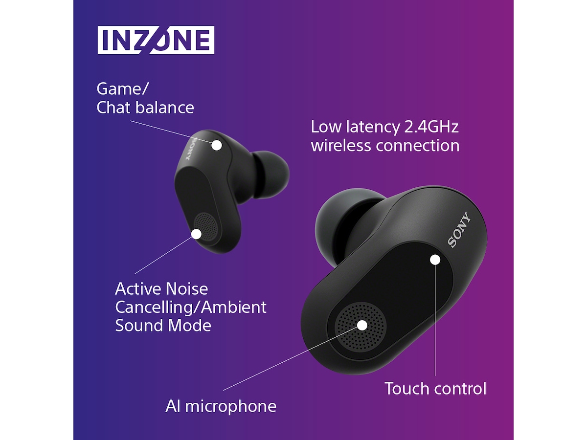 Sony INZONE Buds True Wireless Gaming ørepropper (sort) Ørepropper