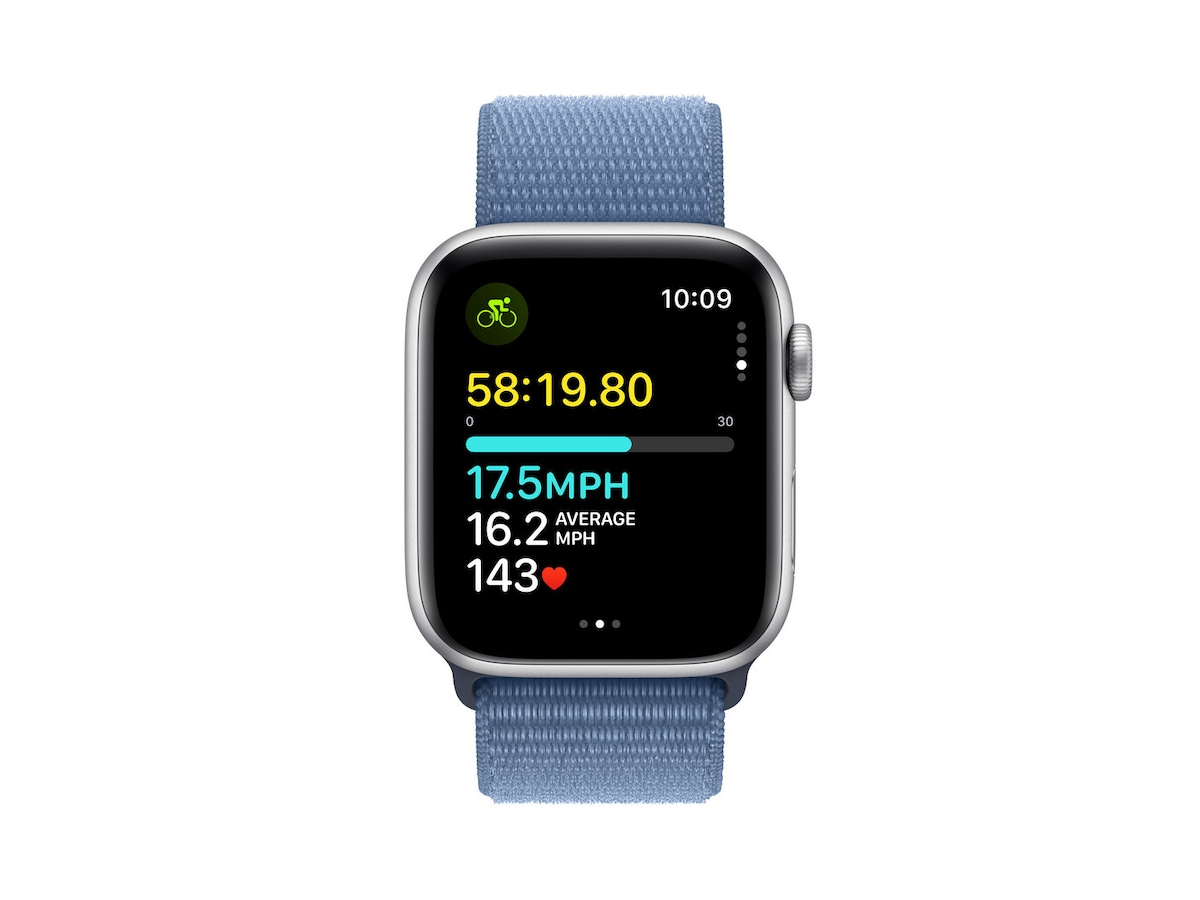 Apple Watch Series SE 44mm GPS Aluminium (sølv) Smartklokker