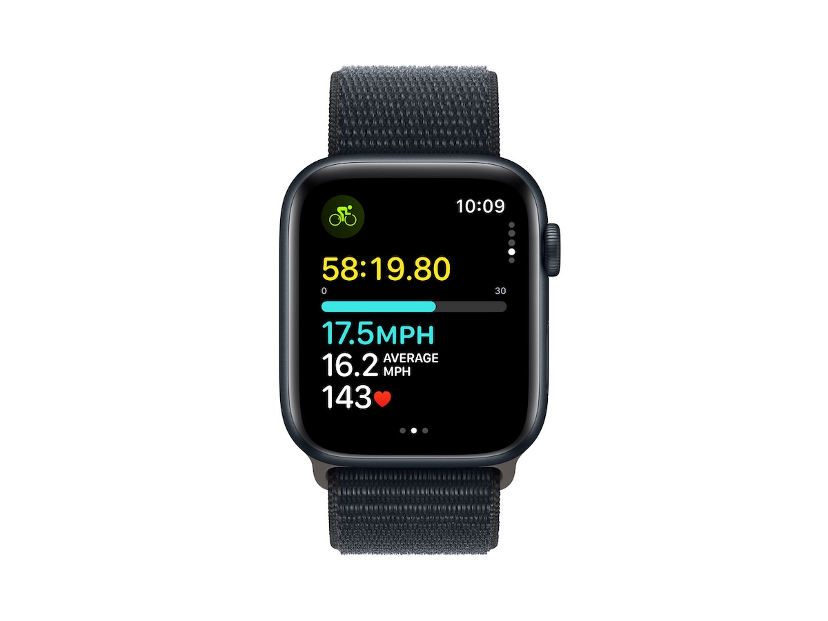 Apple Watch Series SE 44mm GPS Aluminium (midnatt) Smartklokker