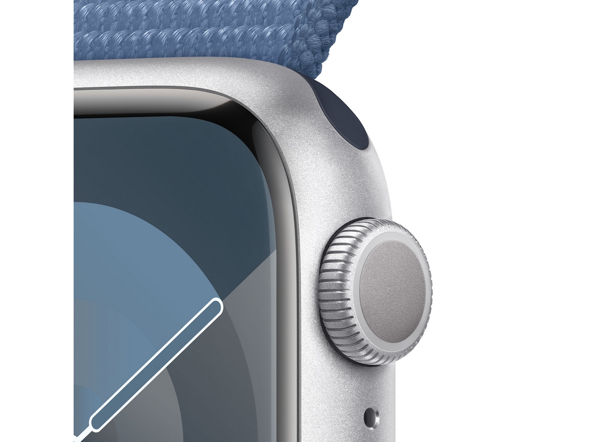 Apple Watch Series 9 41mm GPS + LTE Aluminium (sølv) Smartklokker