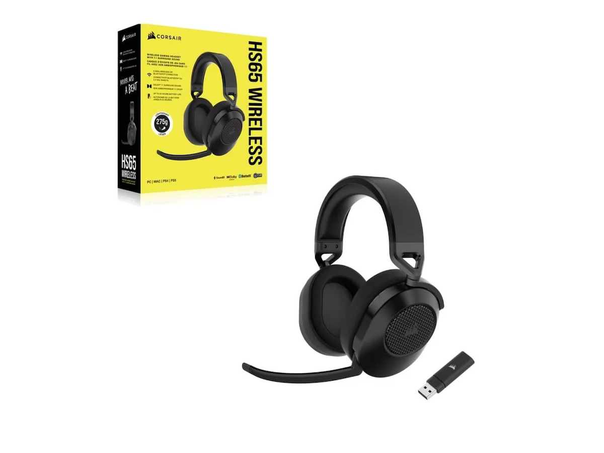 Corsair HS65 Trådløst Headset (sort) Gamingheadset