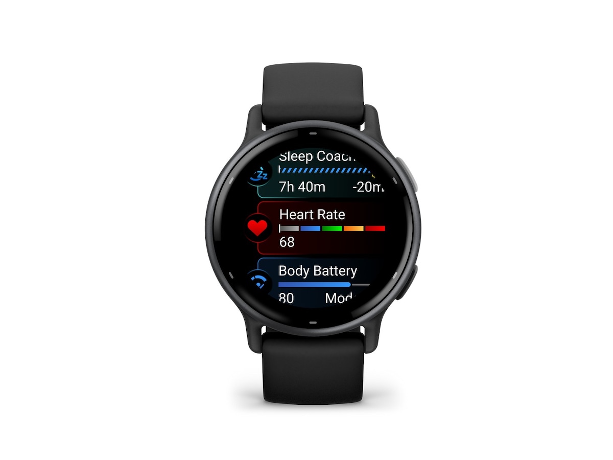 Garmin vivoactive 5 AMOLED Smartklokke (black/slate) Smartklokker