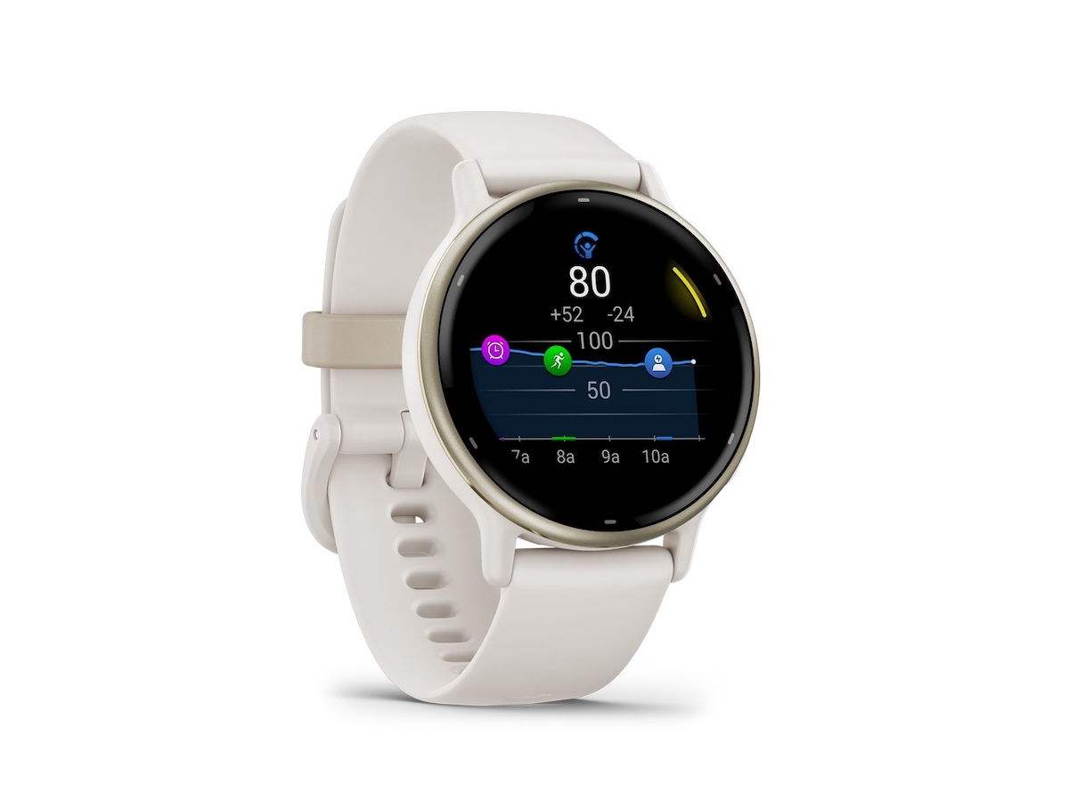 Garmin vivoactive 5 AMOLED Smartklokke (ivory/cream gold) Smartklokker