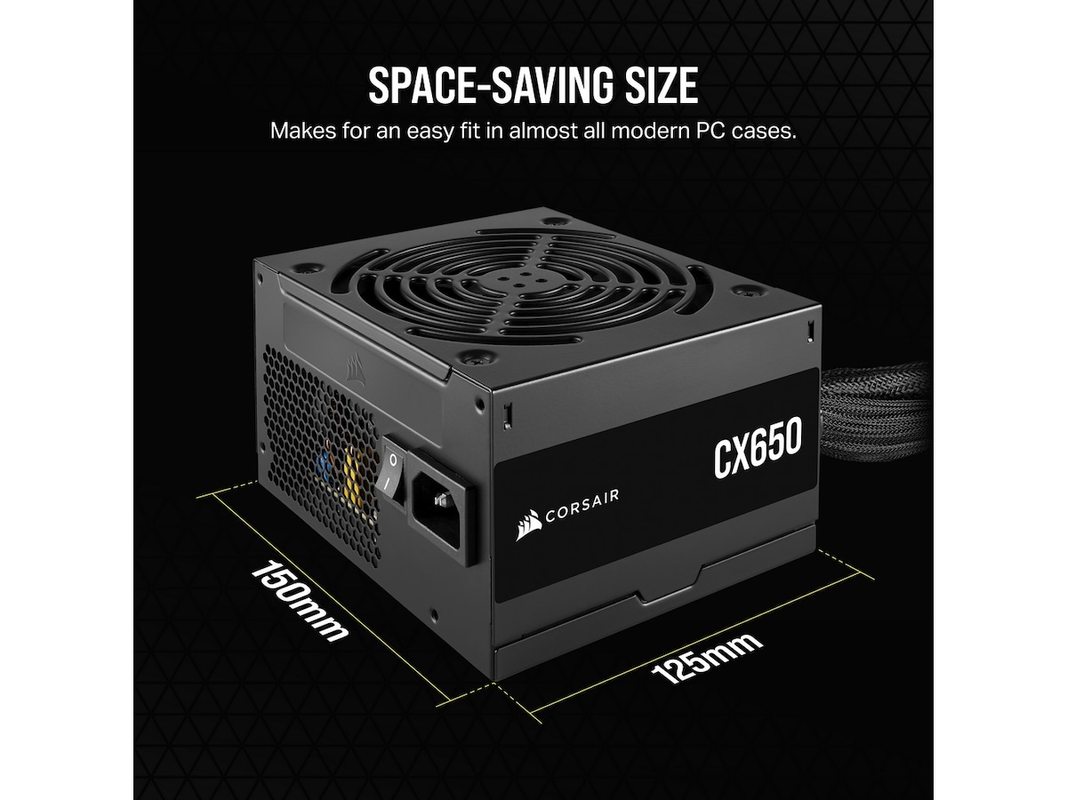 Corsair CX Series CX650 650 Watt PSU Enheter