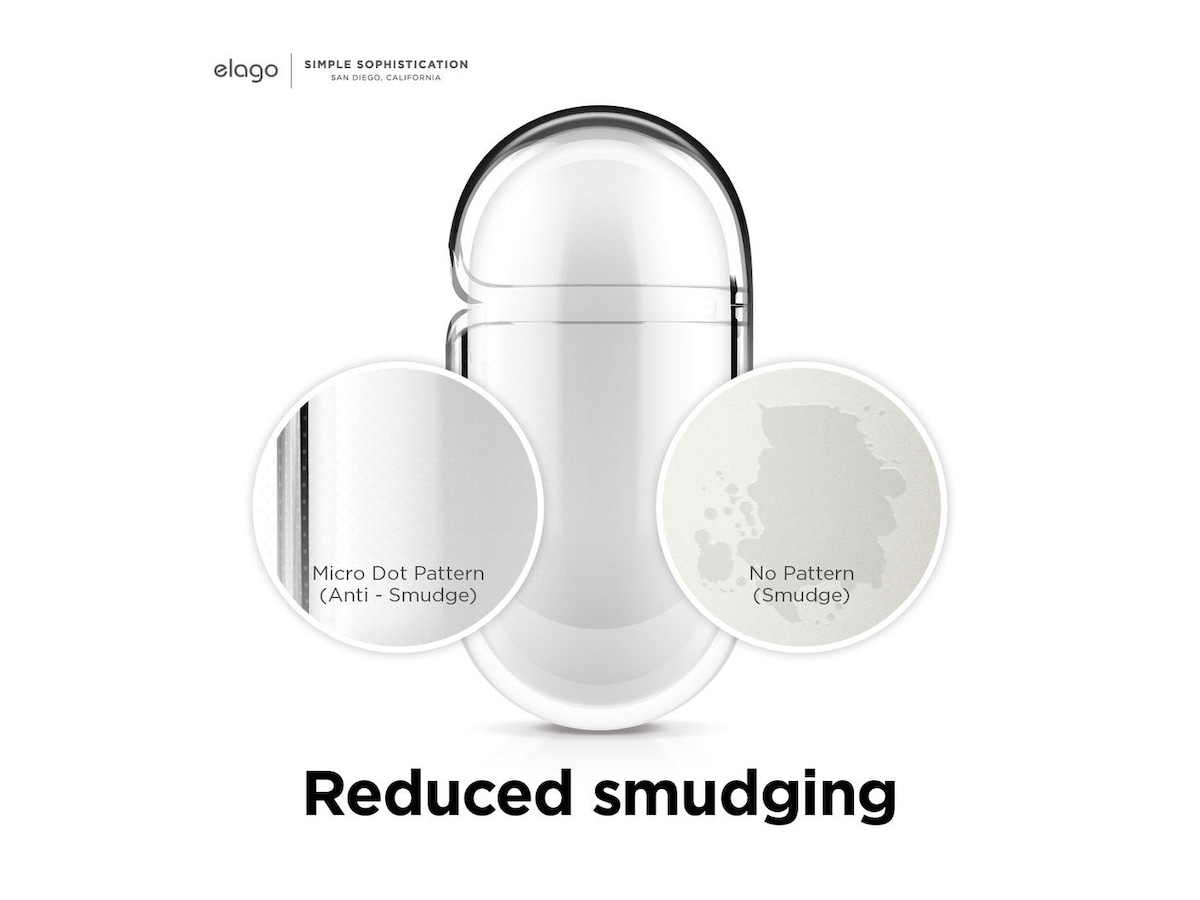 Elago Airpods 3 Clear etui med karabinkrok (gjennomsiktig) Tilbehør til hodetelefoner