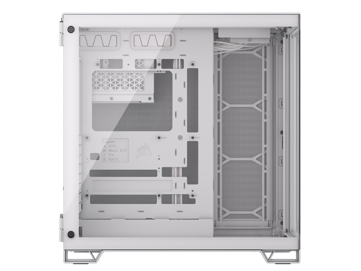 Corsair 6500X Dual Chamber Mid Tower (hvit) Midi tower