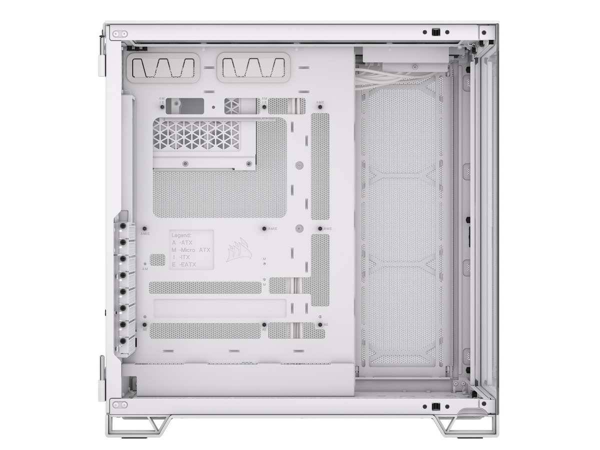 Corsair 6500X Dual Chamber Mid Tower (hvit) Midi tower