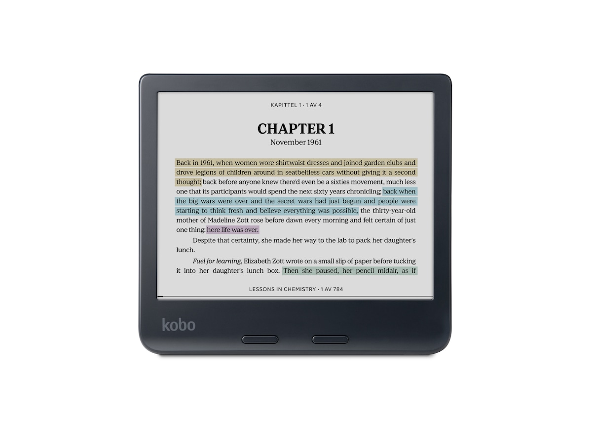 Kobo Libra Colour 7" 32GB (sort) Lesebrett