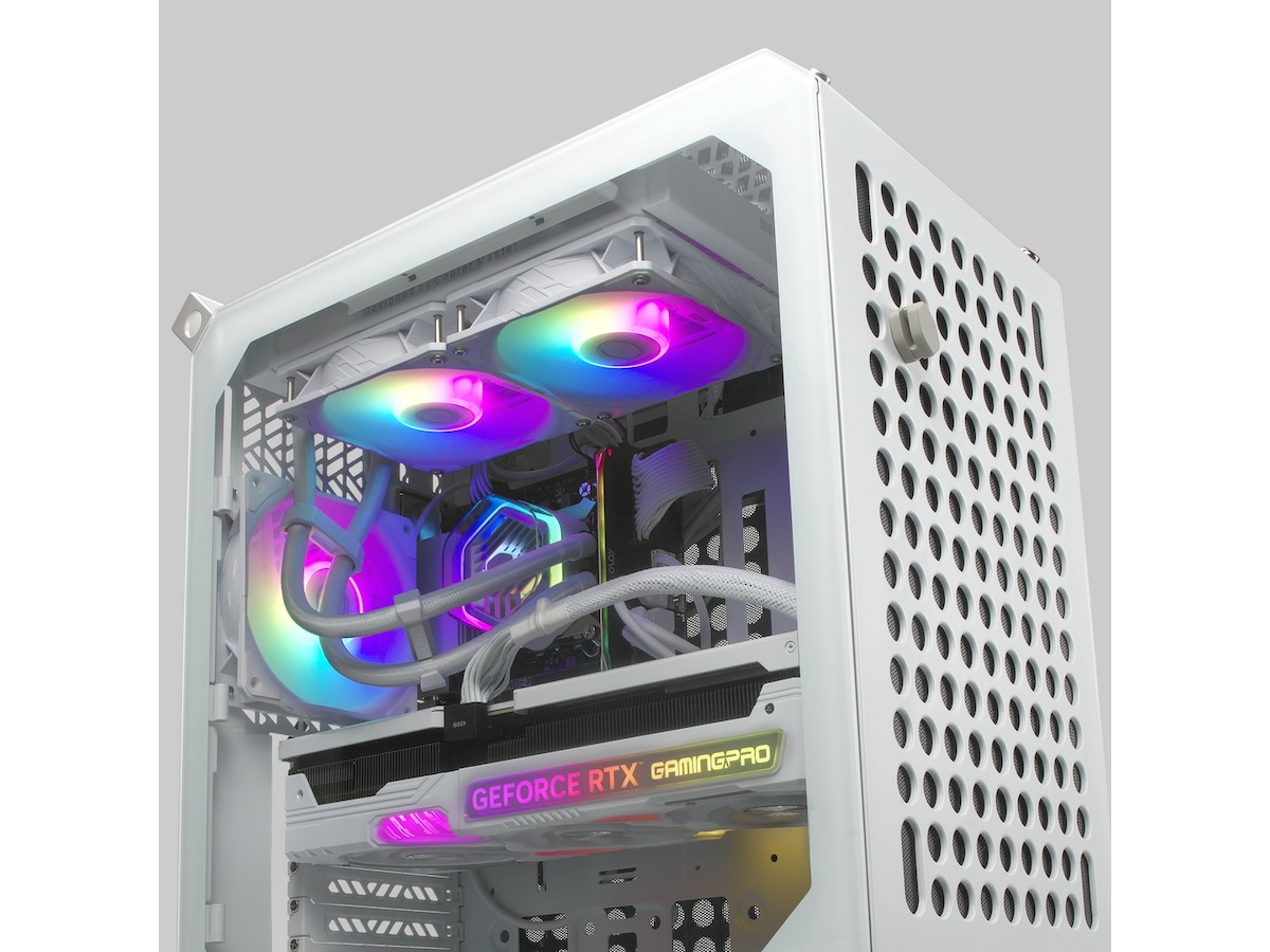 Cooler Master Liquid 240 Atmos ARGB CPU Kjøler (hvit) CPU - Vannkjøling