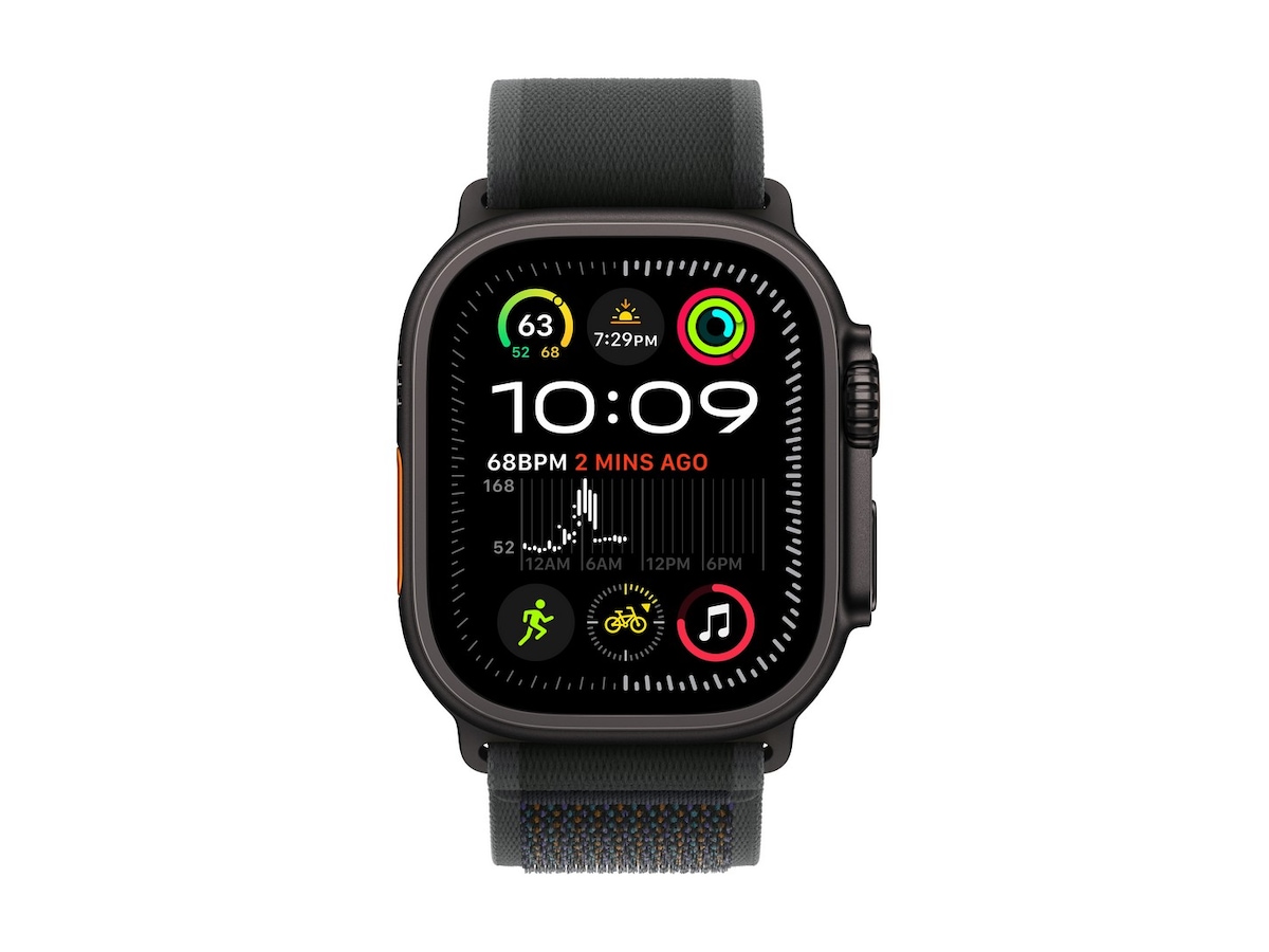 Apple Watch Ultra 2 49mm GPS + LTE Titan (sort) Smartklokker