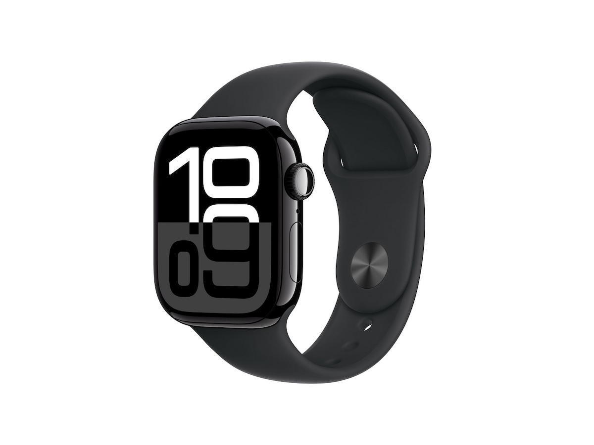 Apple Watch Series 10 GPS + LTE 42mm Aluminium (gagatsvart) Smartklokker