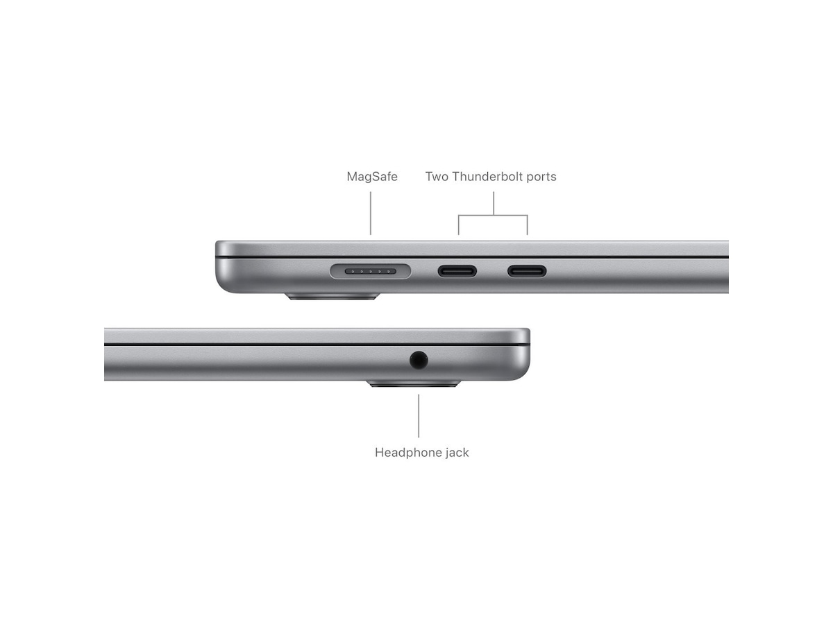 Macbook Air 15 (2024) 512GB (stellargrå) PC - Bærbar / laptop