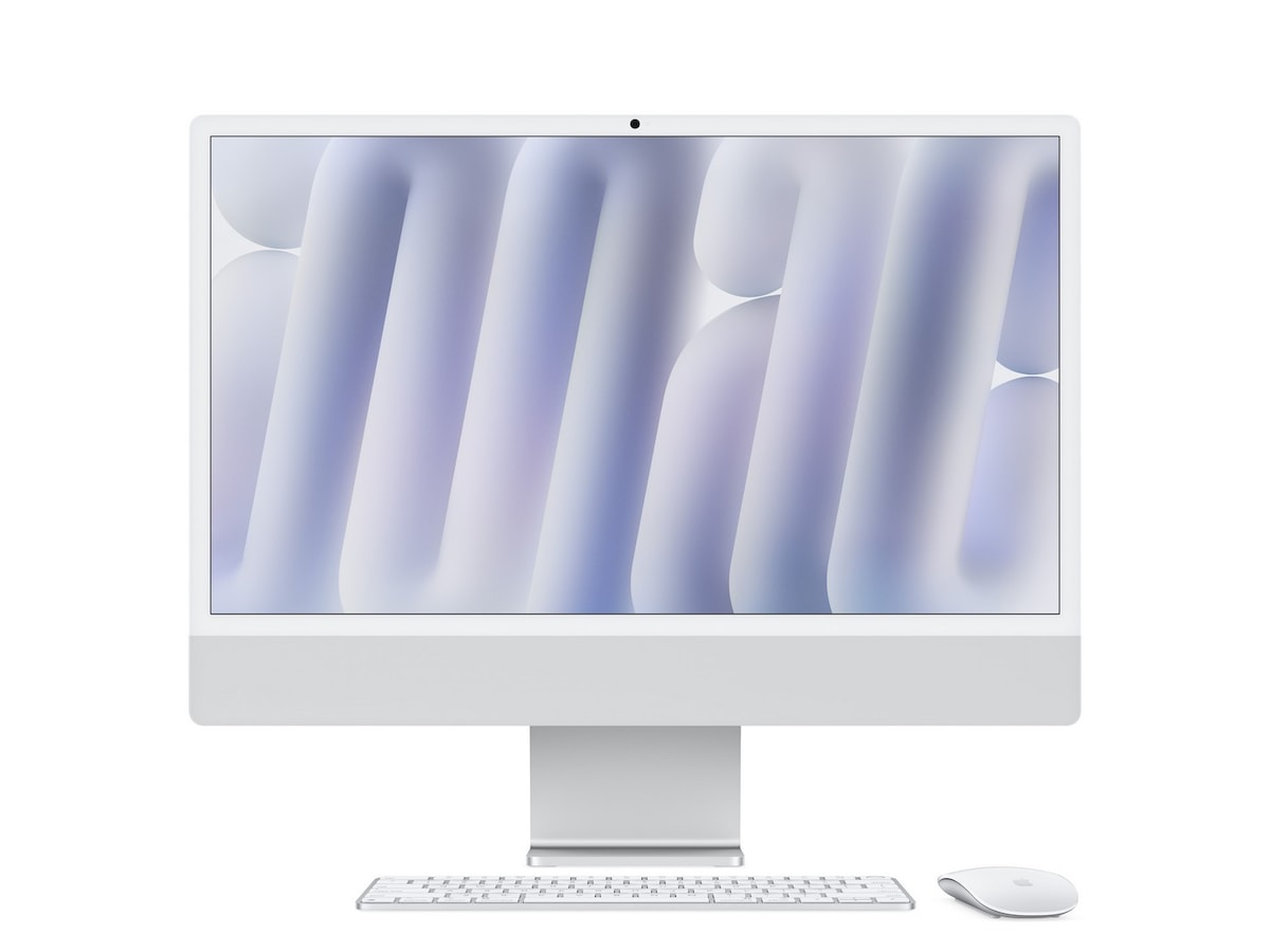 iMac 24 4.5K (2024) 256GB (sølv) Stasjonær PC