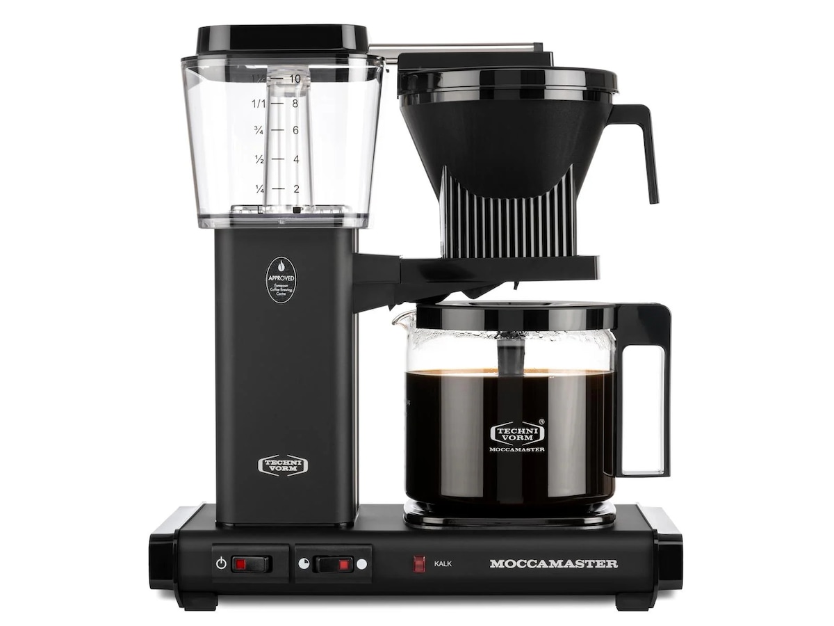 Moccamaster Automatic S kaffetrakter (matt sort) Kaffetraktere