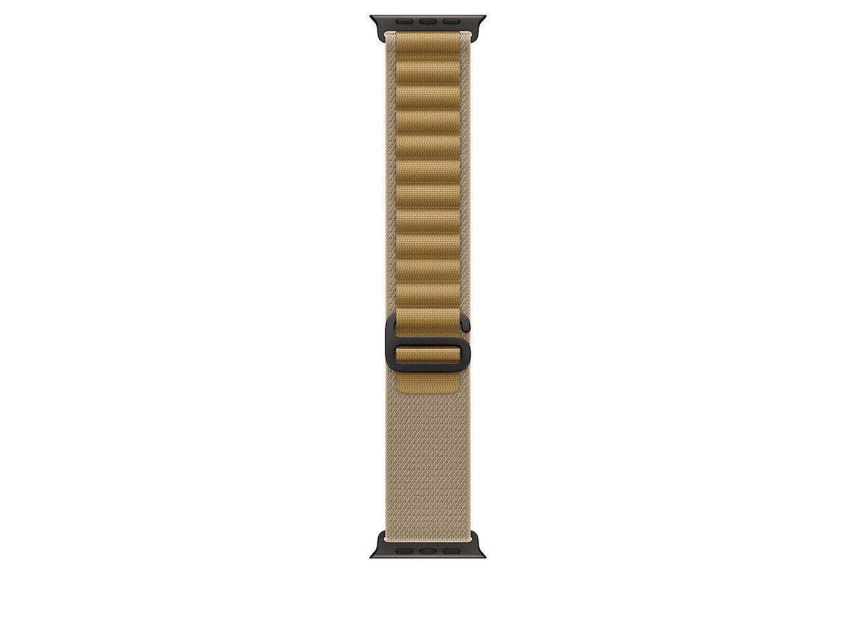 Apple Watch 49mm Black Titanium Alpine Loop (tan) Reim